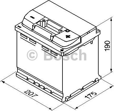 BOSCH 0 092 S40 020 - Стартерная аккумуляторная батарея, АКБ unicars.by