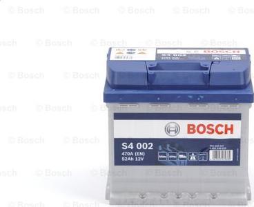 BOSCH 0 092 S40 020 - Стартерная аккумуляторная батарея, АКБ unicars.by