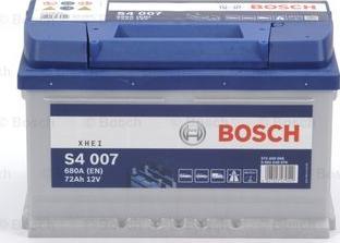 BOSCH 0 092 S40 070 - Стартерная аккумуляторная батарея, АКБ unicars.by