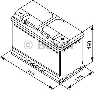 BOSCH 0 092 S40 110 - Стартерная аккумуляторная батарея, АКБ unicars.by