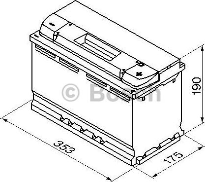 BOSCH 0 092 S40 130 - Стартерная аккумуляторная батарея, АКБ unicars.by