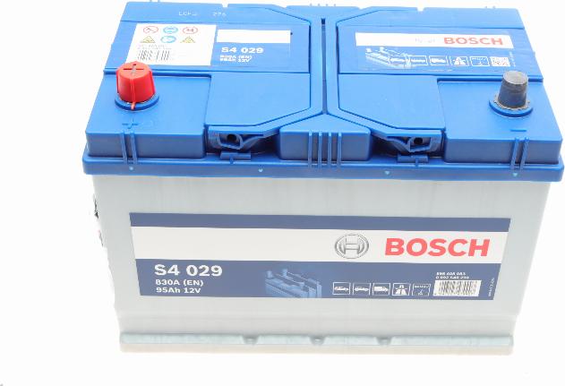 BOSCH 0 092 S40 290 - Стартерная аккумуляторная батарея, АКБ unicars.by