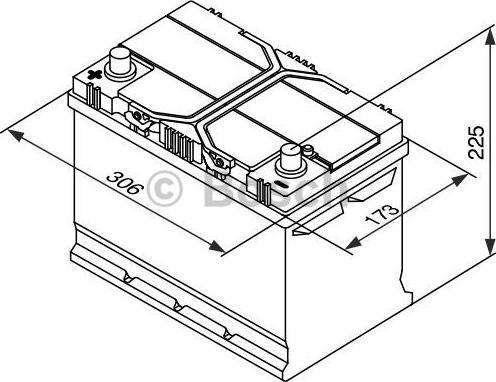 BOSCH 0 092 S40 290 - Стартерная аккумуляторная батарея, АКБ unicars.by