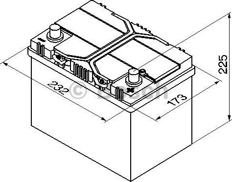 BOSCH 0 092 S40 240 - Стартерная аккумуляторная батарея, АКБ unicars.by