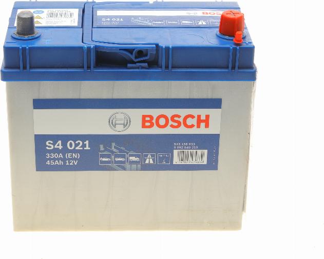 BOSCH 0 092 S40 210 - Стартерная аккумуляторная батарея, АКБ unicars.by