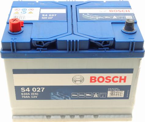 BOSCH 0 092 S40 270 - Стартерная аккумуляторная батарея, АКБ unicars.by