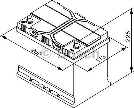 BOSCH 0 092 S40 270 - Стартерная аккумуляторная батарея, АКБ unicars.by