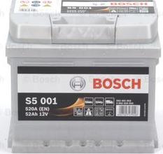 BOSCH 0 092 S50 010 - Стартерная аккумуляторная батарея, АКБ unicars.by