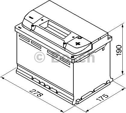 BOSCH 0 092 S50 080 - Стартерная аккумуляторная батарея, АКБ unicars.by