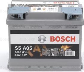 BOSCH 0 092 S5A 050 - Стартерная аккумуляторная батарея, АКБ unicars.by