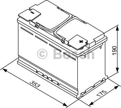 BOSCH 0 092 S60 130 - Стартерная аккумуляторная батарея, АКБ unicars.by