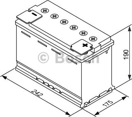 BOSCH 0 092 S60 050 - Стартерная аккумуляторная батарея, АКБ unicars.by