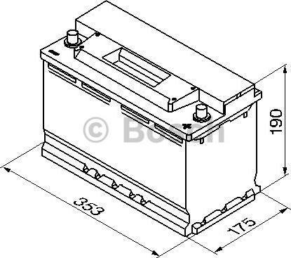 BOSCH 0 092 S30 130 - Стартерная аккумуляторная батарея, АКБ unicars.by