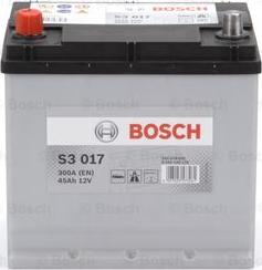 BOSCH 0 092 S30 170 - Стартерная аккумуляторная батарея, АКБ unicars.by