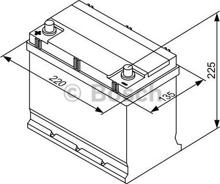 BOSCH 0 092 S30 170 - Стартерная аккумуляторная батарея, АКБ unicars.by