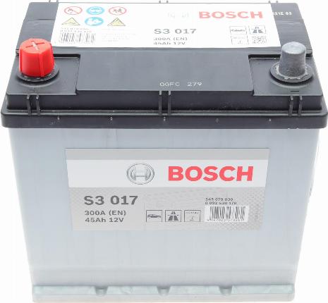 BOSCH 0 092 S30 170 - Стартерная аккумуляторная батарея, АКБ unicars.by