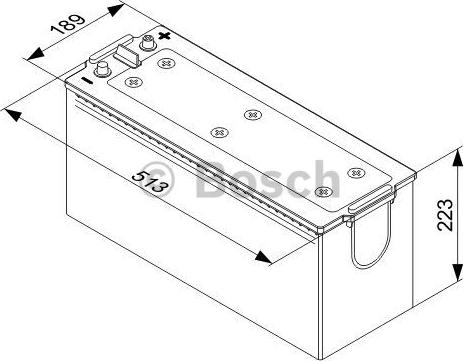 BOSCH 0 092 T40 750 - Стартерная аккумуляторная батарея, АКБ unicars.by