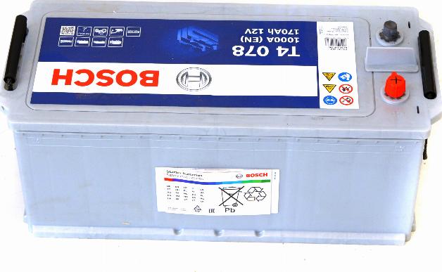 BOSCH 0 092 T40 780 - Стартерная аккумуляторная батарея, АКБ unicars.by