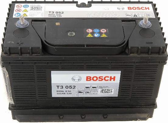 BOSCH 0 092 T30 520 - Стартерная аккумуляторная батарея, АКБ unicars.by