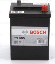 BOSCH 0 092 T30 600 - Стартерная аккумуляторная батарея, АКБ unicars.by