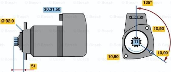 BOSCH 0 001 417 016 - Стартер unicars.by