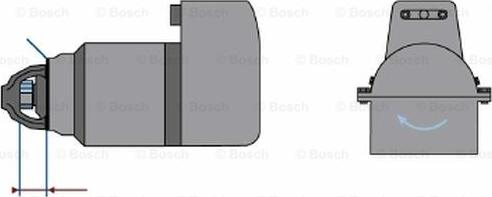 BOSCH 0 001 606 001 - Стартер unicars.by