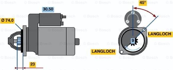 BOSCH 0 001 108 181 - Стартер unicars.by