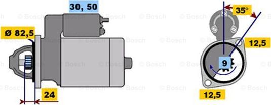 BOSCH 0 001 367 005 - Стартер unicars.by