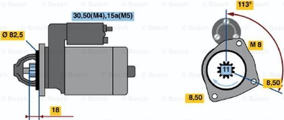 BOSCH 0 001 316 010 - Стартер unicars.by