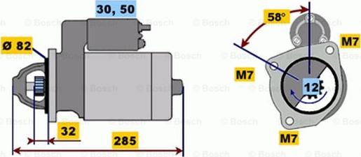 BOSCH 0 001 218 020 - Стартер unicars.by