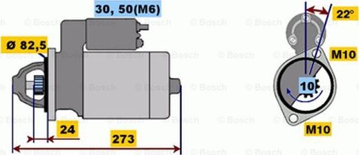 BOSCH 0 001 218 140 - Стартер unicars.by