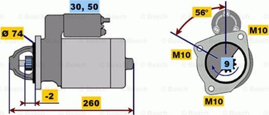 BOSCH 0 001 218 157 - Стартер unicars.by