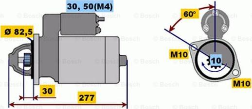 BOSCH 0 001 218 110 - Стартер unicars.by