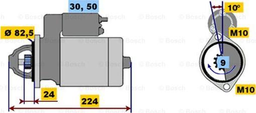 BOSCH 0 001 218 130 - Стартер unicars.by