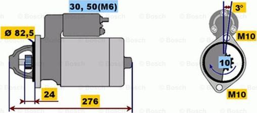 BOSCH 0 001 218 137 - Стартер unicars.by