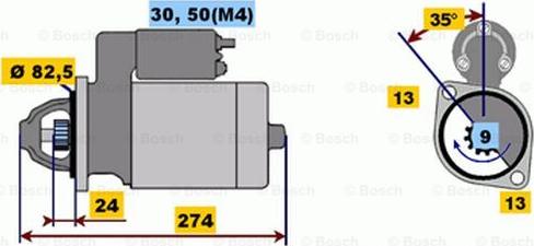 BOSCH 0 001 218 176 - Стартер unicars.by