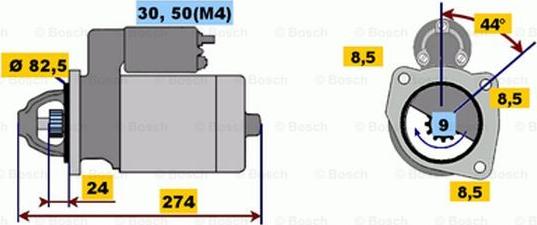 BOSCH 0 001 218 177 - Стартер unicars.by