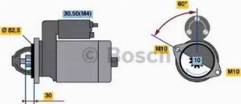 BOSCH 0001218710 - Стартер unicars.by