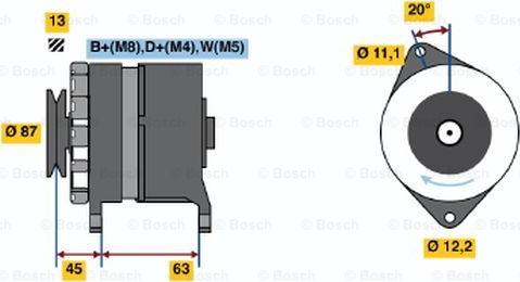 BOSCH 0 120 469 999 - Генератор unicars.by