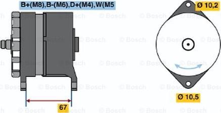 BOSCH 0 120 469 963 - Генератор unicars.by