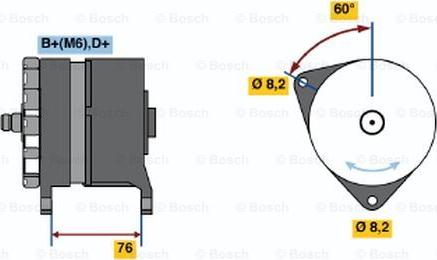 BOSCH 0 120 469 915 - Генератор unicars.by