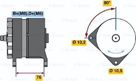 BOSCH 0 120 469 984 - Генератор unicars.by