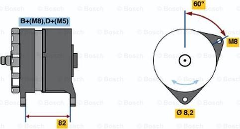 BOSCH 0 120 469 559 - Генератор unicars.by