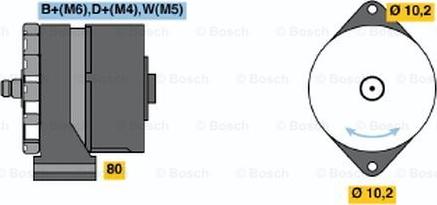 BOSCH 0 120 469 762 - Генератор unicars.by