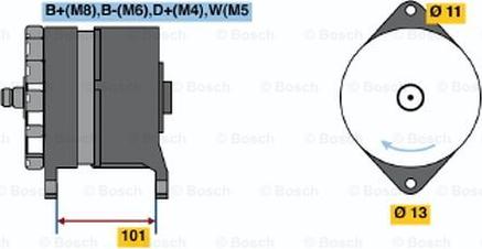 BOSCH 0 120 469 044 - Генератор unicars.by