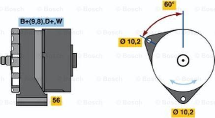 BOSCH 0 120 489 469 - Генератор unicars.by