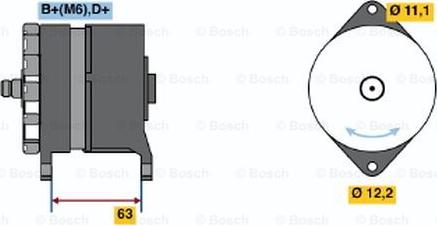 BOSCH 0 120 489 410 - Генератор unicars.by