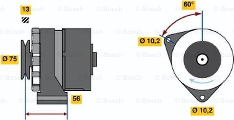 BOSCH 0 120 489 035 - Генератор unicars.by