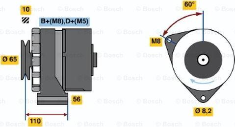 BOSCH 0 120 489 363 - Генератор unicars.by