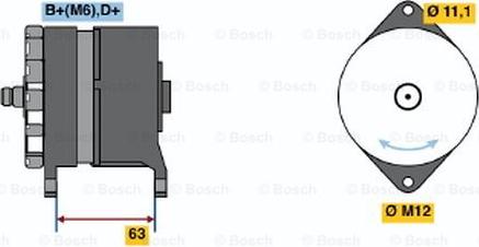 BOSCH 0 120 489 336 - Генератор unicars.by